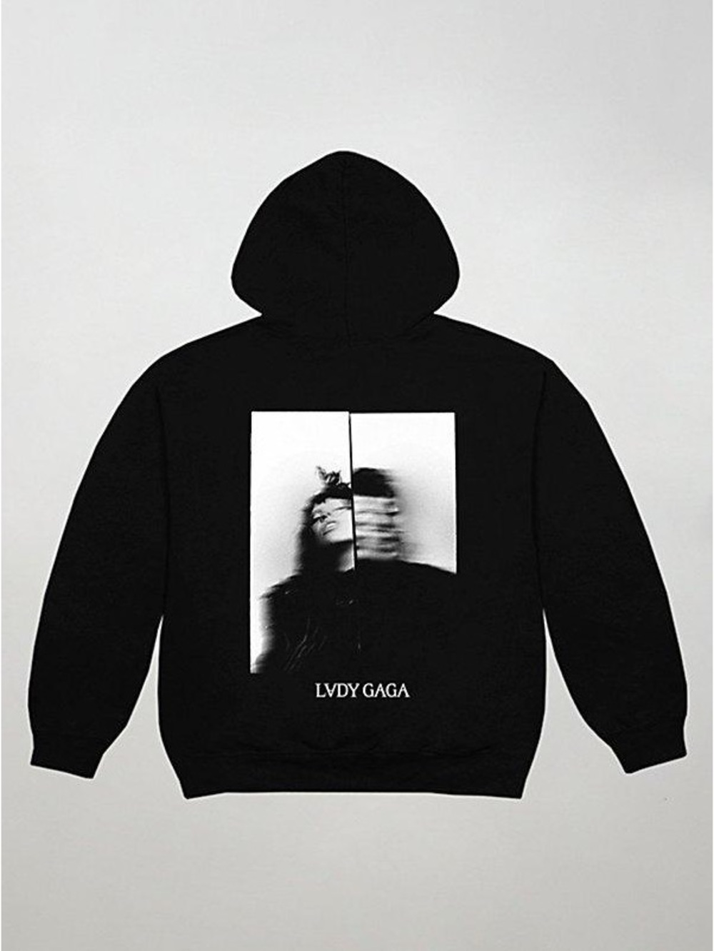 🆕 LADY GAGA MAYHEM Tour Black Graphic Hoodie - S